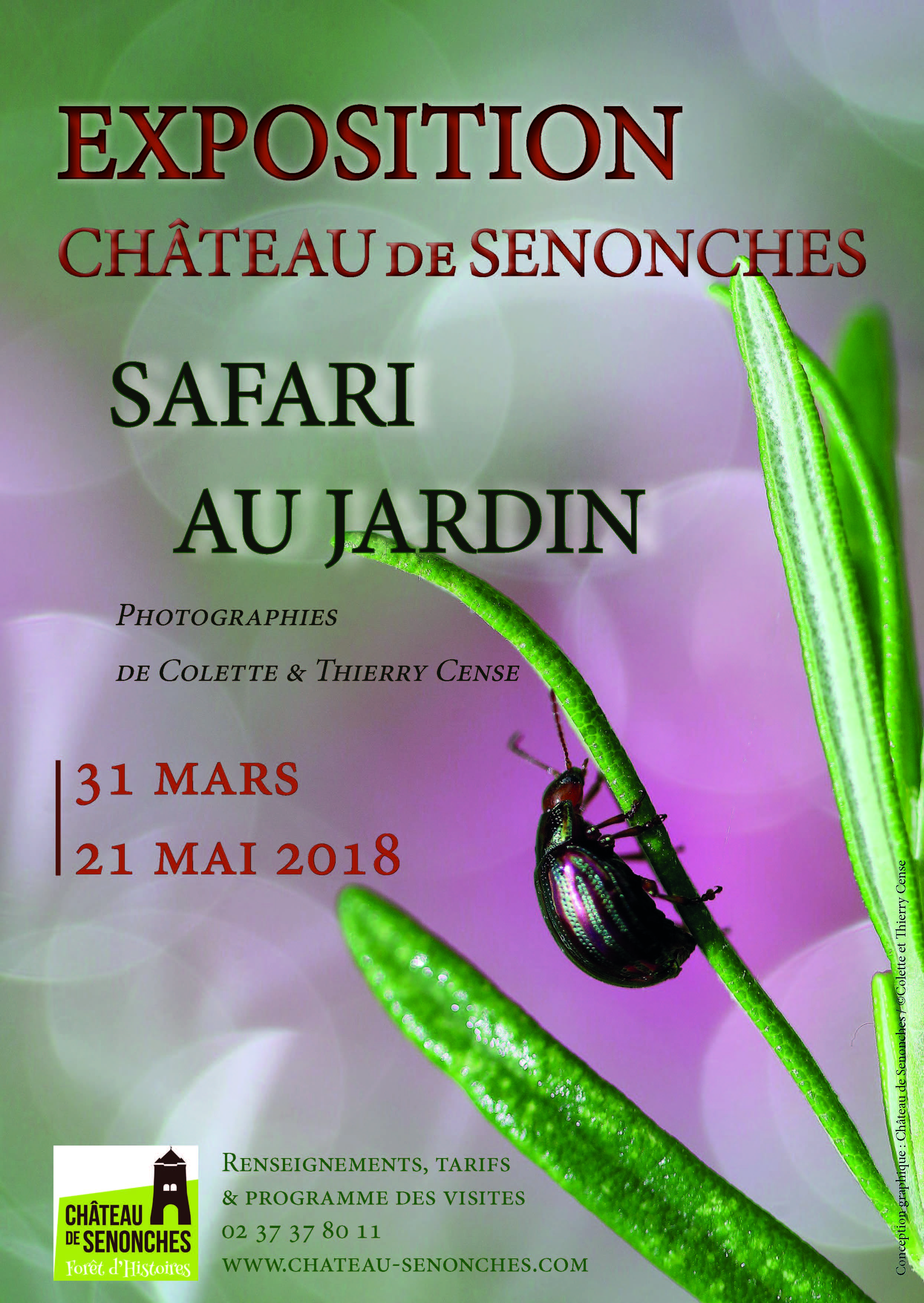 Exposition “Safari au Jardin” du 31 mars au 21 mai
