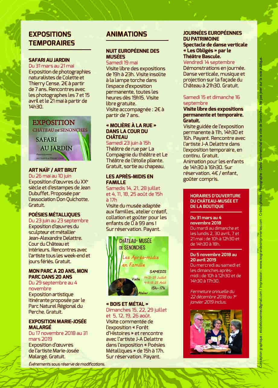 Programmation culturelle 2018