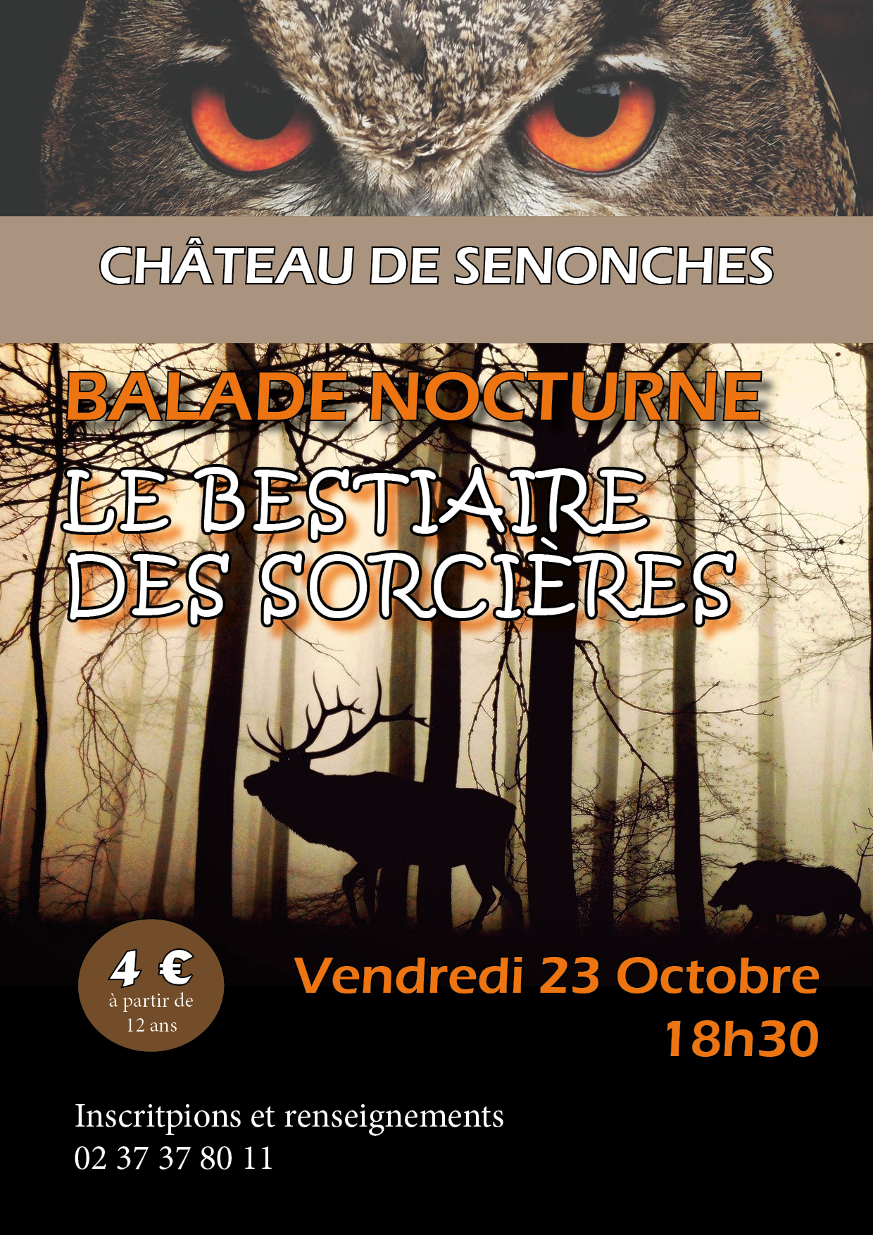 Balade nocturne « Le Bestiaire des sorcières »