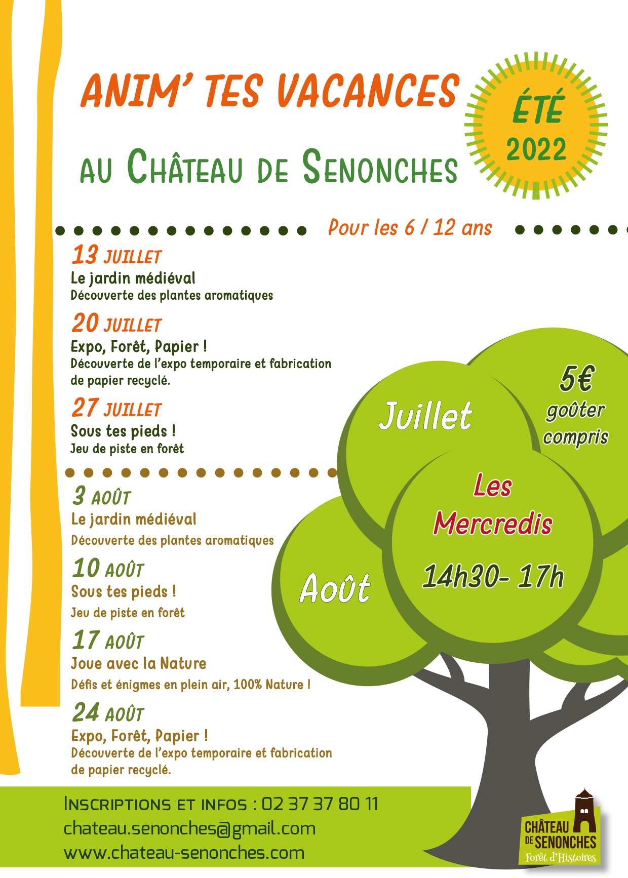 Anim’ tes vacances d’été !