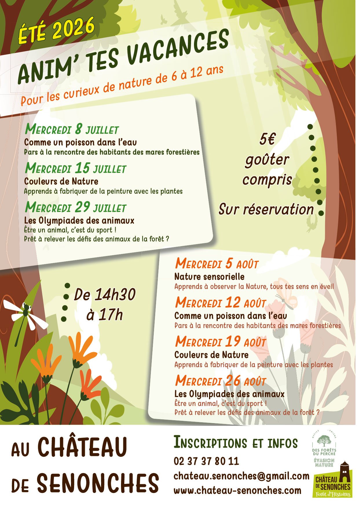 Anim&rsquo; tes vacances d&rsquo;été